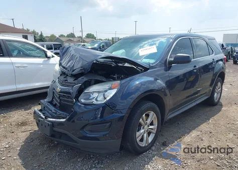 2017 Chevrolet Equinox Ls из США, поврежденный, VIN 2GNALBEK8H1550197